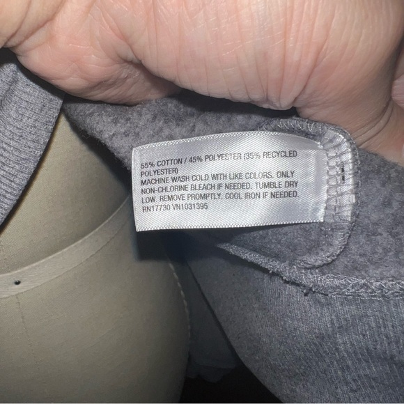 Wild Fable Heather Gray Basic Hoodie XXL cropped hoodie with strings‎ - Picture 7 of 8